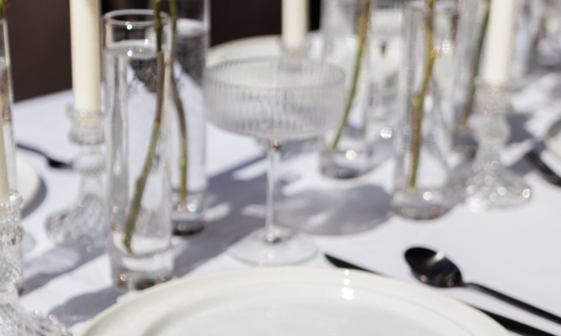 Flat white plates rental Sacramento CA | Rent4.Party