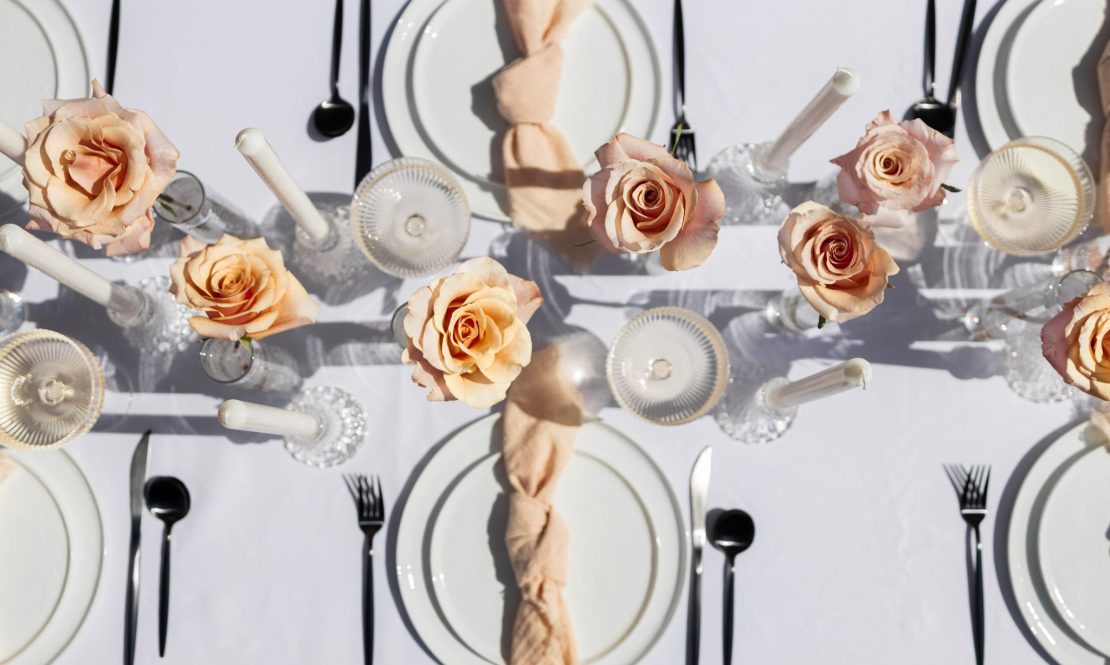 Flat white plates rental Sacramento CA | Rent4.Party