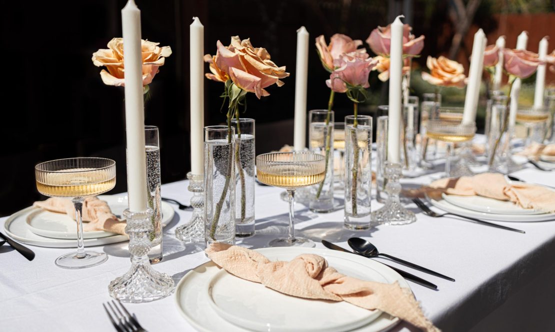 Flat white plates rental Sacramento CA | Rent4.Party