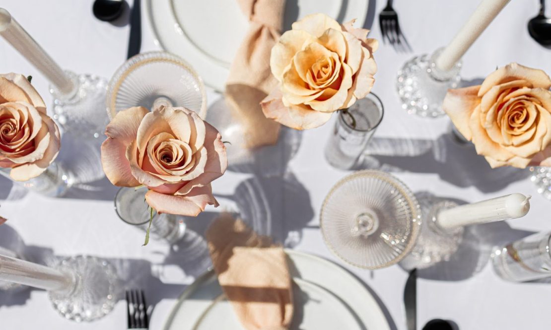 Flat white plates rental Sacramento CA | Rent4.Party