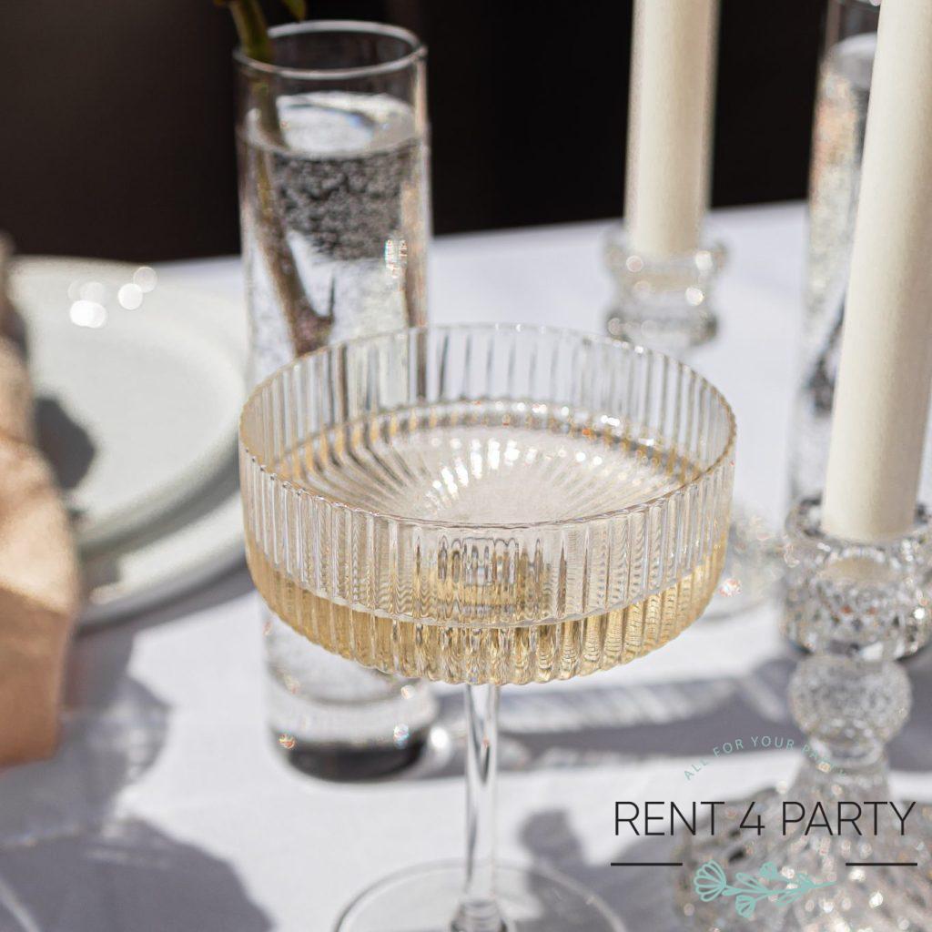 Elegant Glassware rental Sacramento CA | Rent4.Party