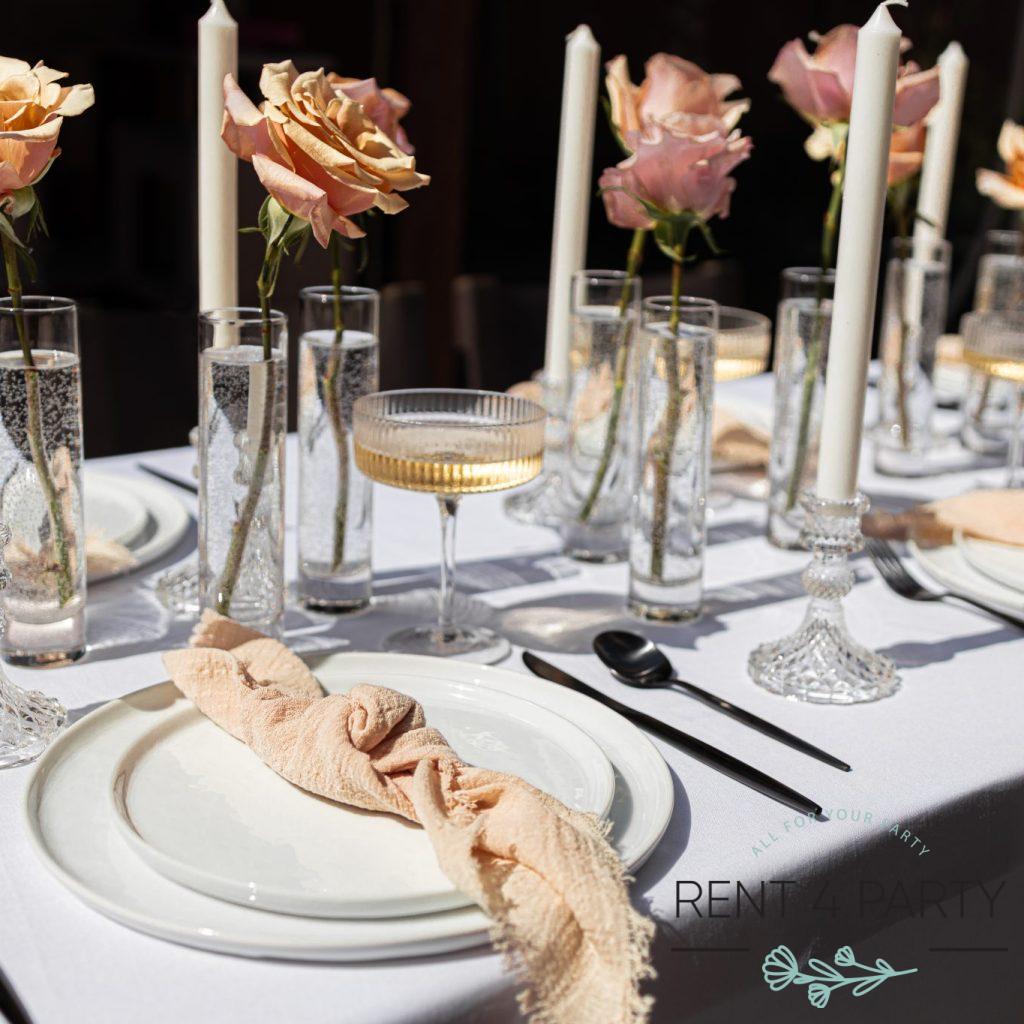 Elegant Glassware rental Sacramento CA | Rent4.Party