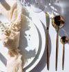 Elegant Gold Flatware rental Sacramento CA | Rent4.Party