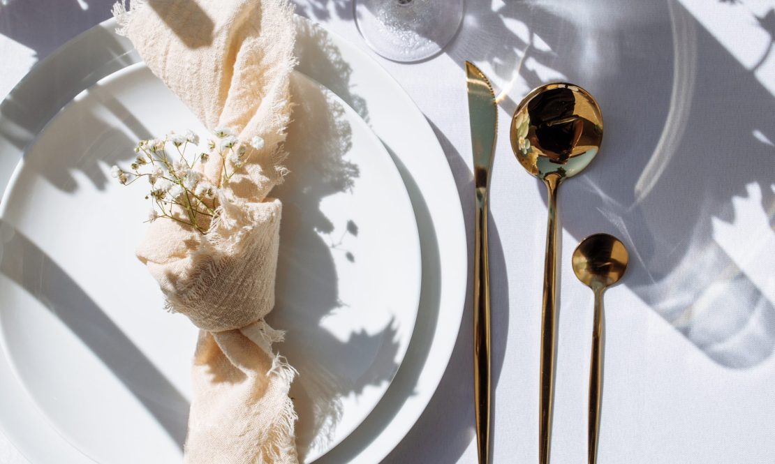 Elegant Gold Flatware rental Sacramento CA | Rent4.Party