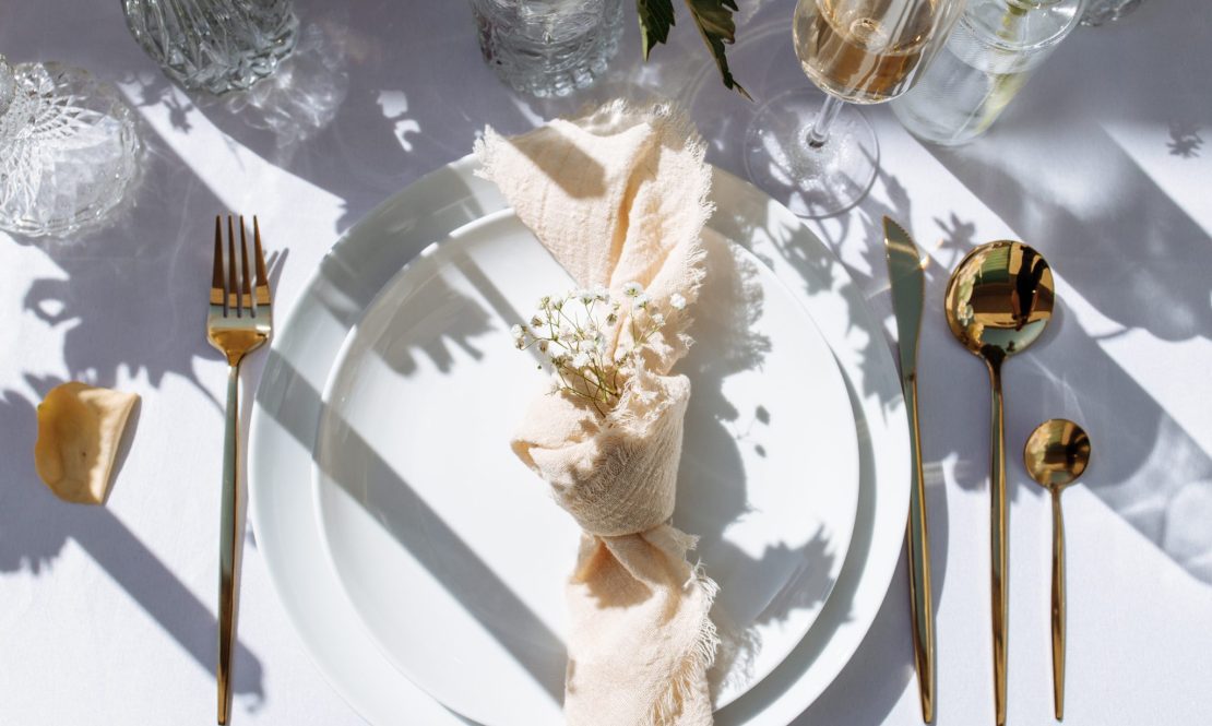 Elegant Gold Flatware rental Sacramento CA | Rent4.Party