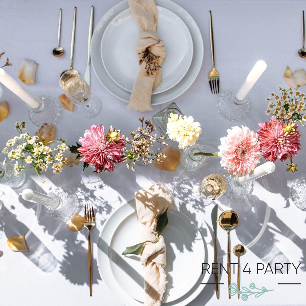Elegant Gold Flatware rental Sacramento CA | Rent4.Party
