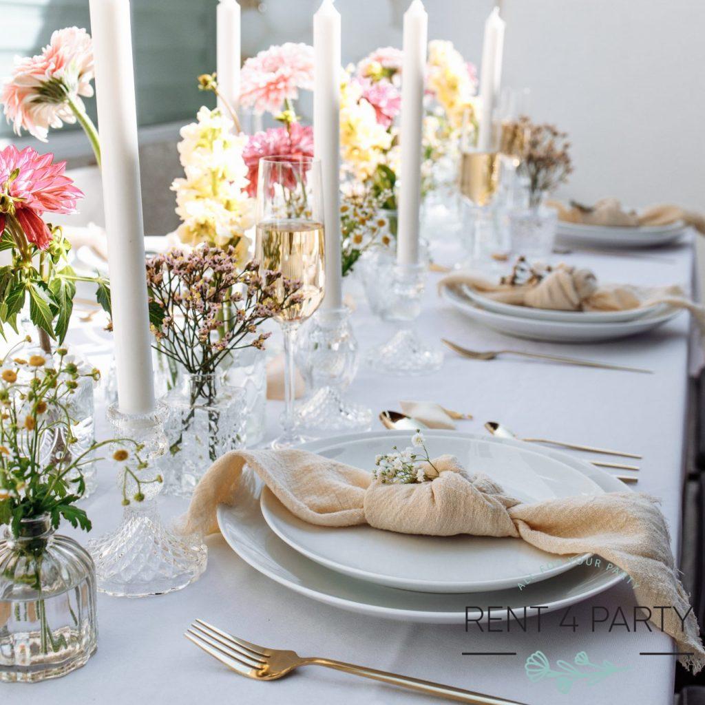 Elegant Gold Flatware rental Sacramento CA | Rent4.Party