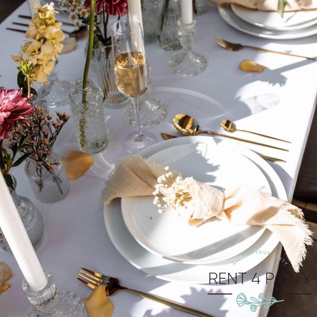 Elegant Gold Flatware rental Sacramento CA | Rent4.Party