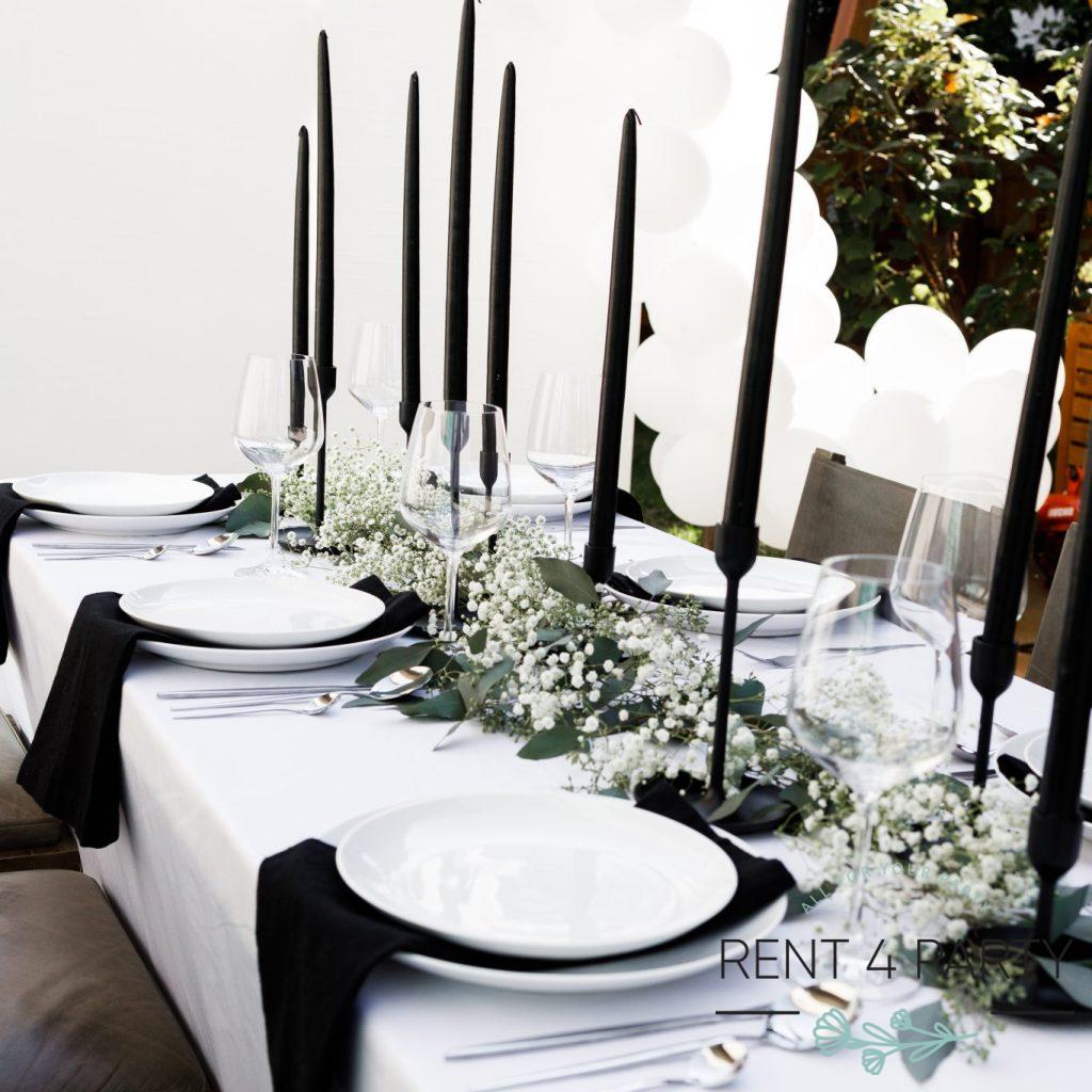 Dinnerware - classic white plates rental Sacramento CA | Rent4.Party