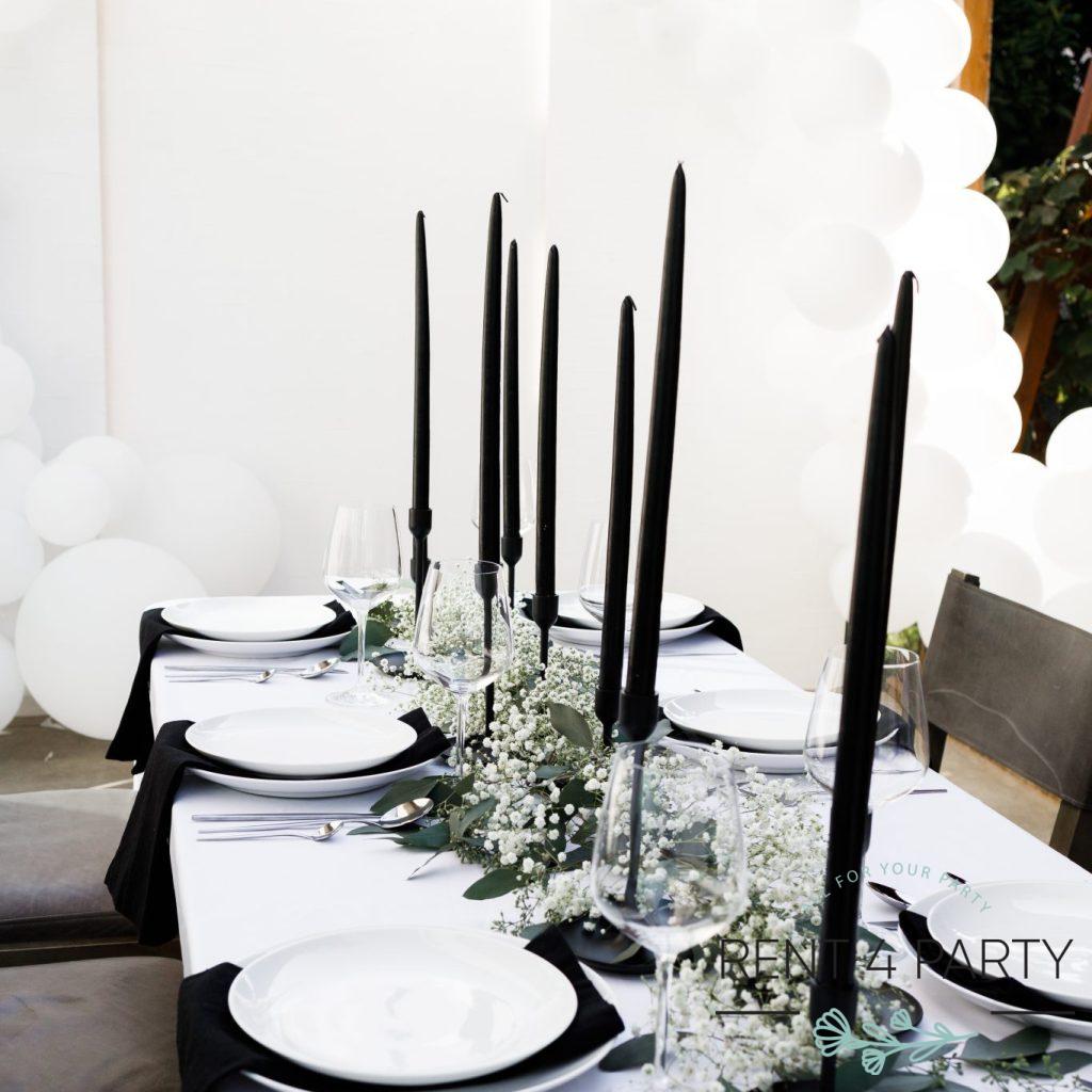 Dinnerware - classic white plates rental Sacramento CA | Rent4.Party