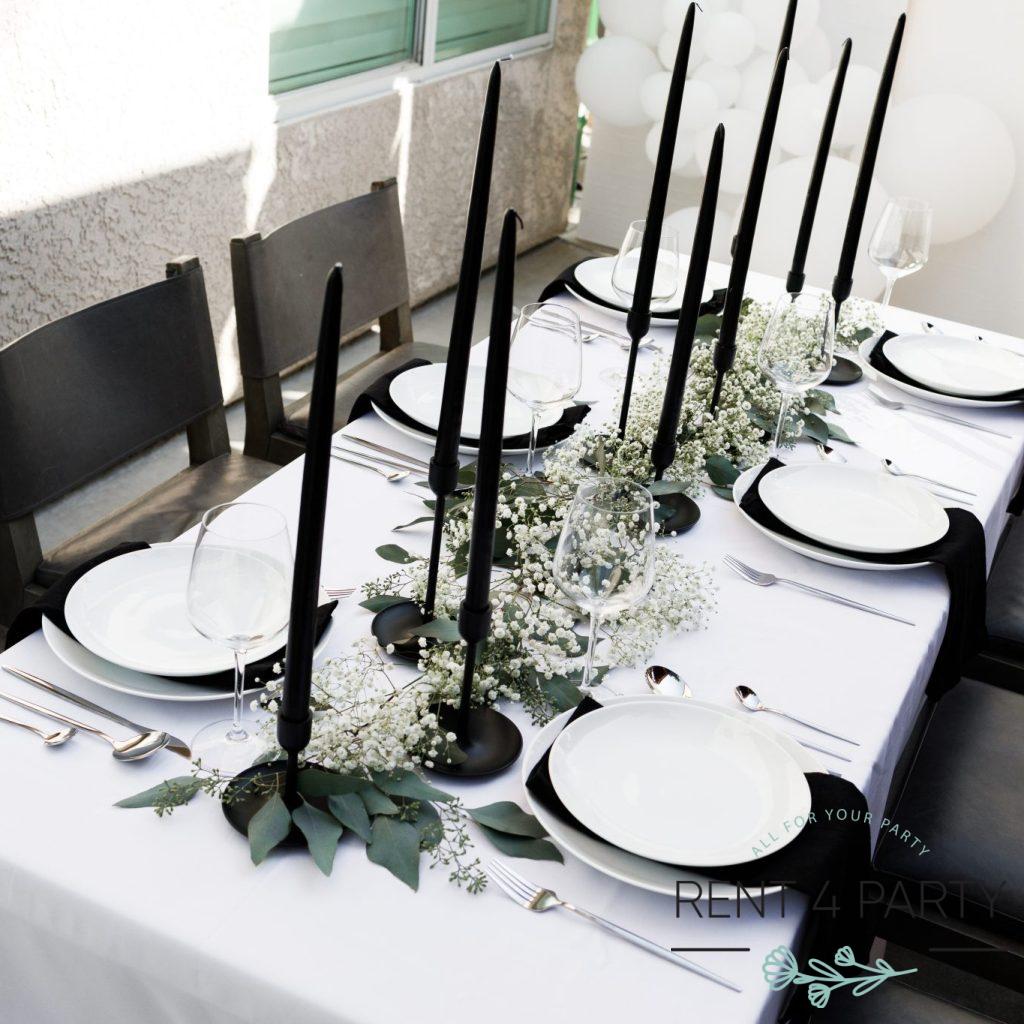 Dinnerware - classic white plates rental Sacramento CA | Rent4.Party