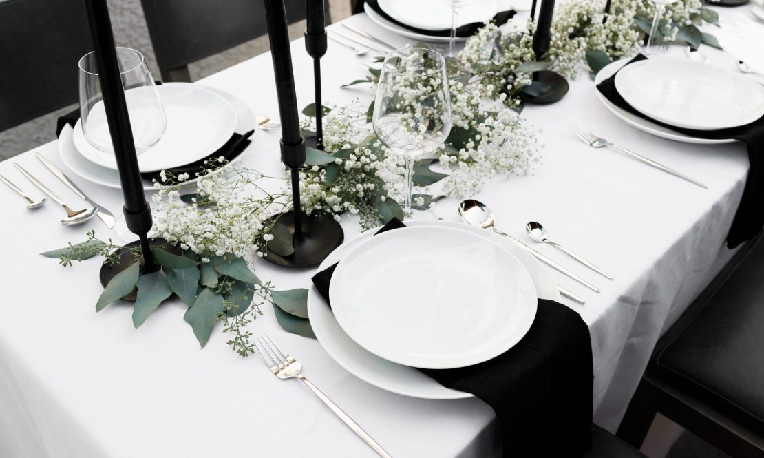 Dinnerware - classic white plates rental Sacramento CA | Rent4.Party
