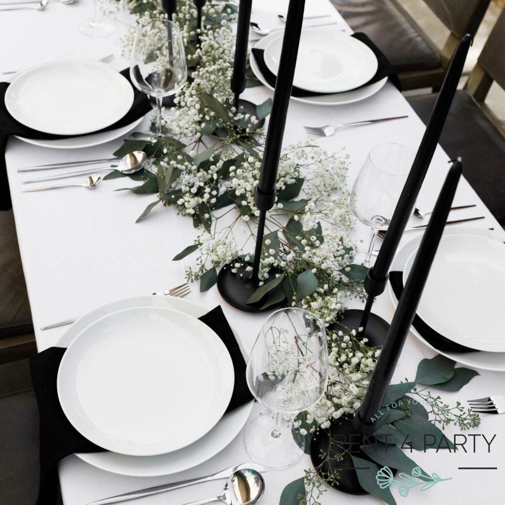 Dinnerware - classic white plates rental Sacramento CA | Rent4.Party
