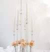 Elegant tall clear candle holders rental Sacramento CA | Rent4.Party