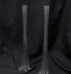 Slender, tall, clear compositional vases rental Sacramento CA | Rent4.Party