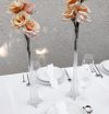Slender, tall, clear compositional vases rental Sacramento CA | Rent4.Party