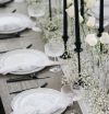 Classic black candle holder rental Sacramento CA | Rent4.Party
