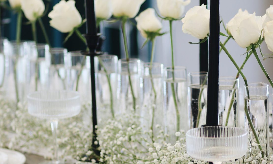 Small clear simple vases rental Sacramento CA | Rent4.Party