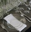 A set of transparent plates rental Sacramento CA | Rent4.Party