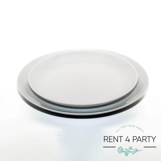 Dinnerware - classic white plates rental Sacramento CA | Rent4.Party