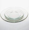 A set of transparent plates rental Sacramento CA | Rent4.Party