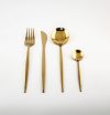 Elegant Gold Flatware rental Sacramento CA | Rent4.Party
