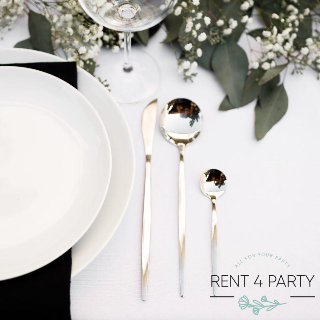 Silver Forks and Spoons Set rental Sacramento CA | Rent4.Party