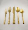 Elegant Classic Gold Flatware rental Sacramento CA | Rent4.Party