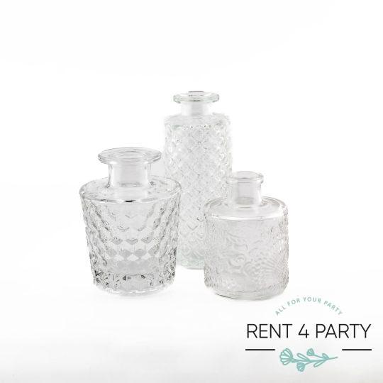 Classic style clear vase rental Sacramento CA | Rent4.Party