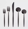 Exclusive Black Flatware Set rental Sacramento CA | Rent4.Party