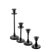 Classic black candle holder rental Sacramento CA | Rent4.Party