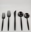 Exclusive Black Flatware Set rental Sacramento CA | Rent4.Party