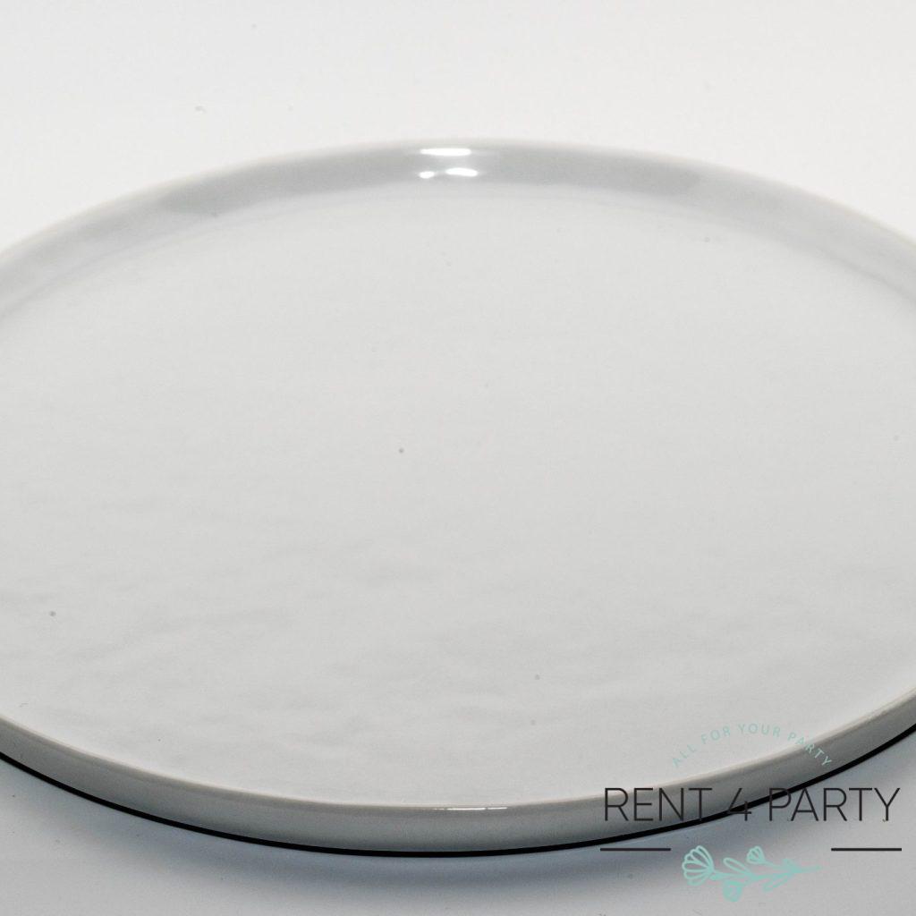Flat white plates rental Sacramento CA | Rent4.Party