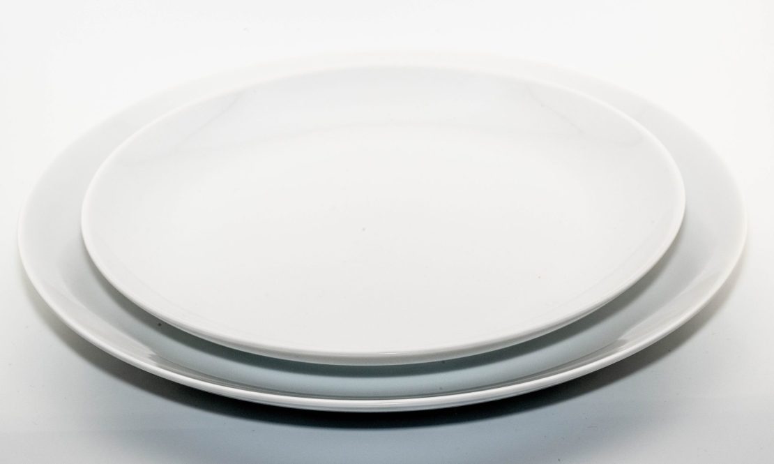 Dinnerware - classic white plates rental Sacramento CA | Rent4.Party
