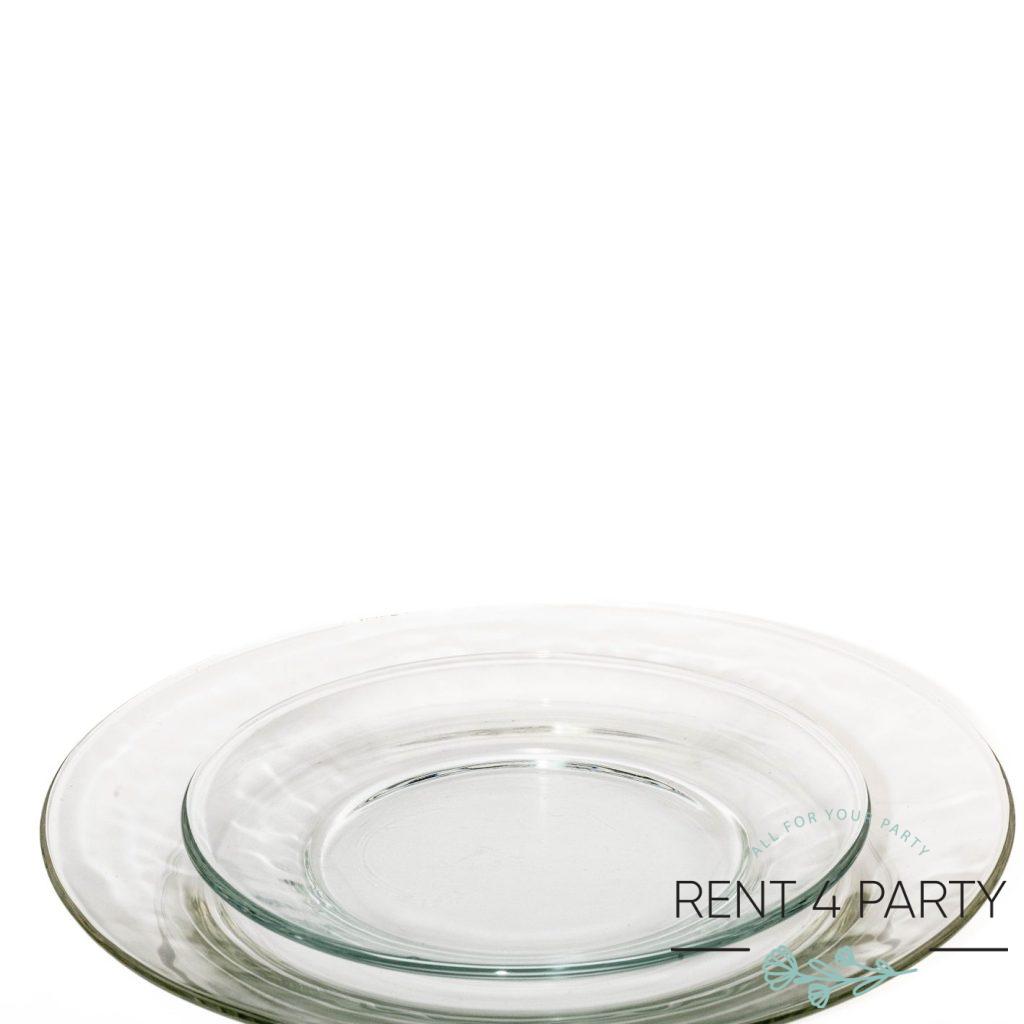 A set of transparent plates rental Sacramento CA | Rent4.Party