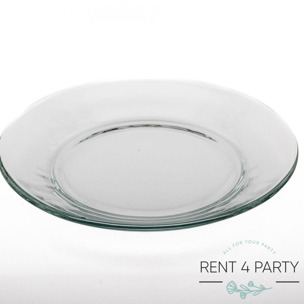 A set of transparent plates rental Sacramento CA | Rent4.Party