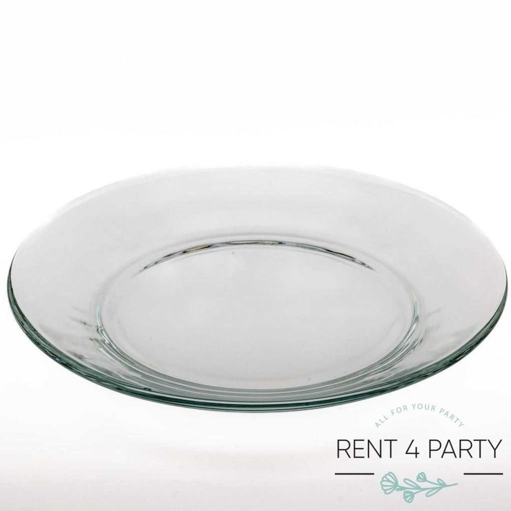 A set of transparent plates rental Sacramento CA | Rent4.Party