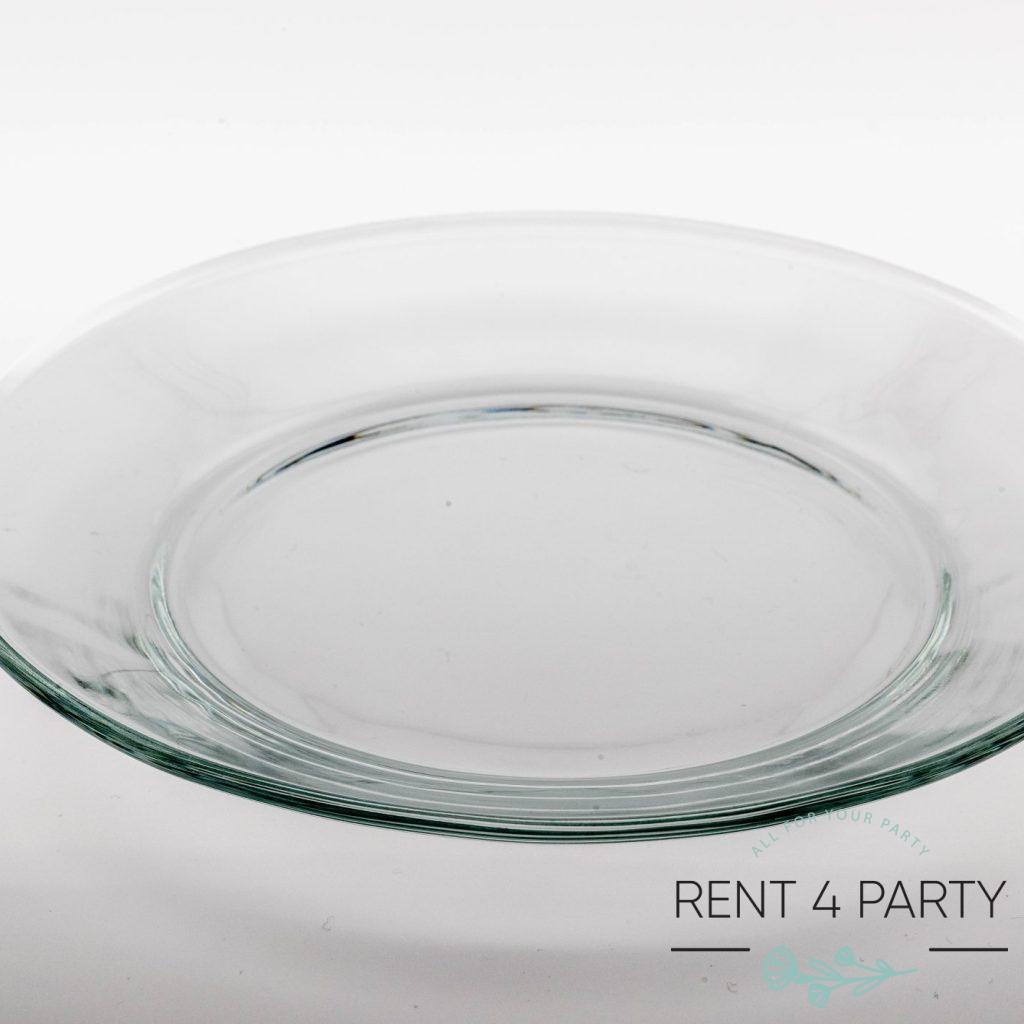 A set of transparent plates rental Sacramento CA | Rent4.Party