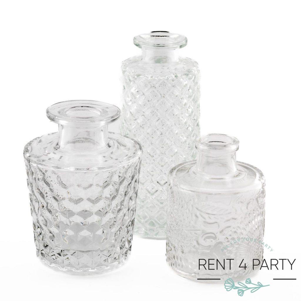 Classic style clear vase rental Sacramento CA | Rent4.Party