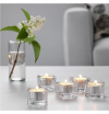 Elegant low clear candle holders rental Sacramento CA | Rent4.Party