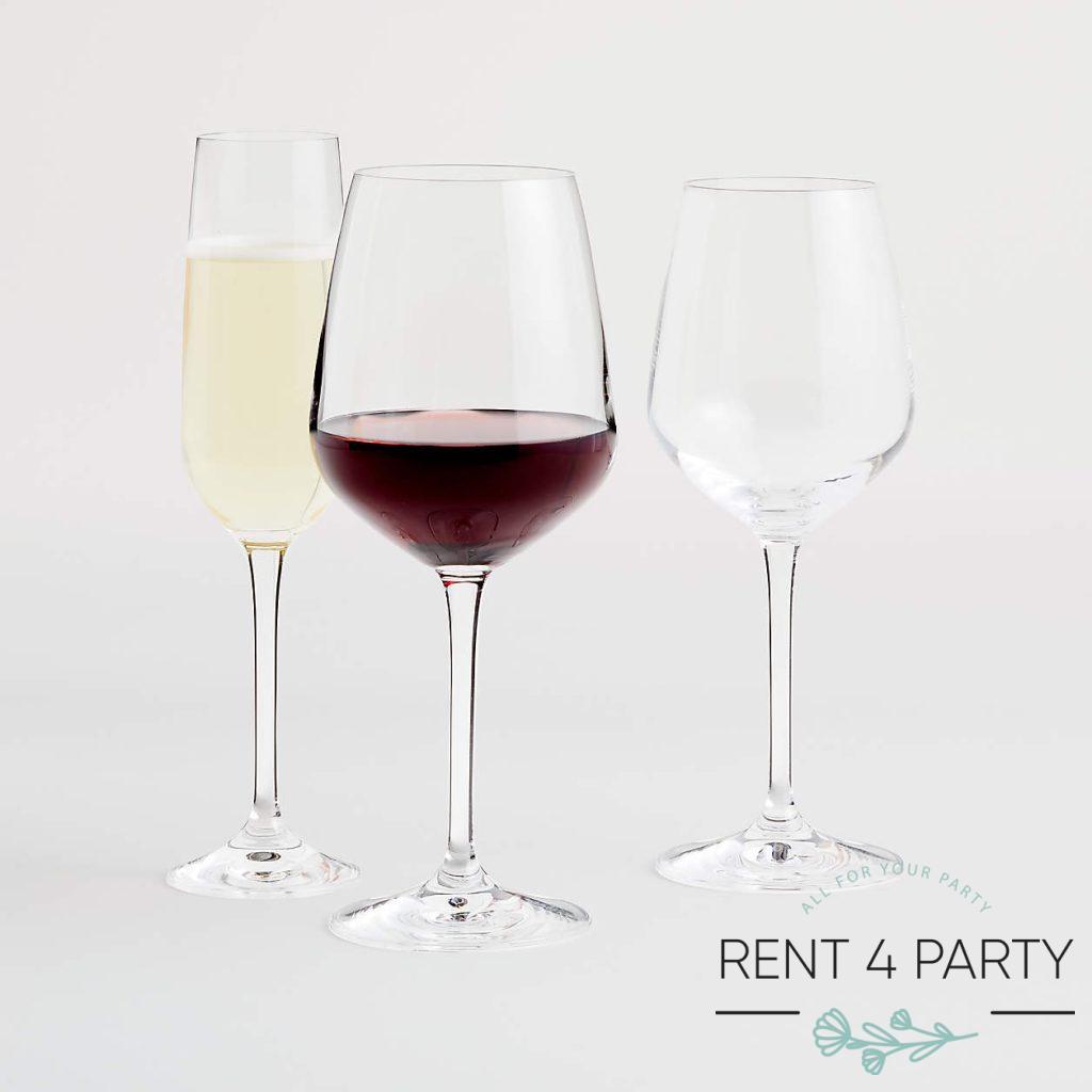 Classic Wine Glass rental Sacramento CA | Rent4.Party