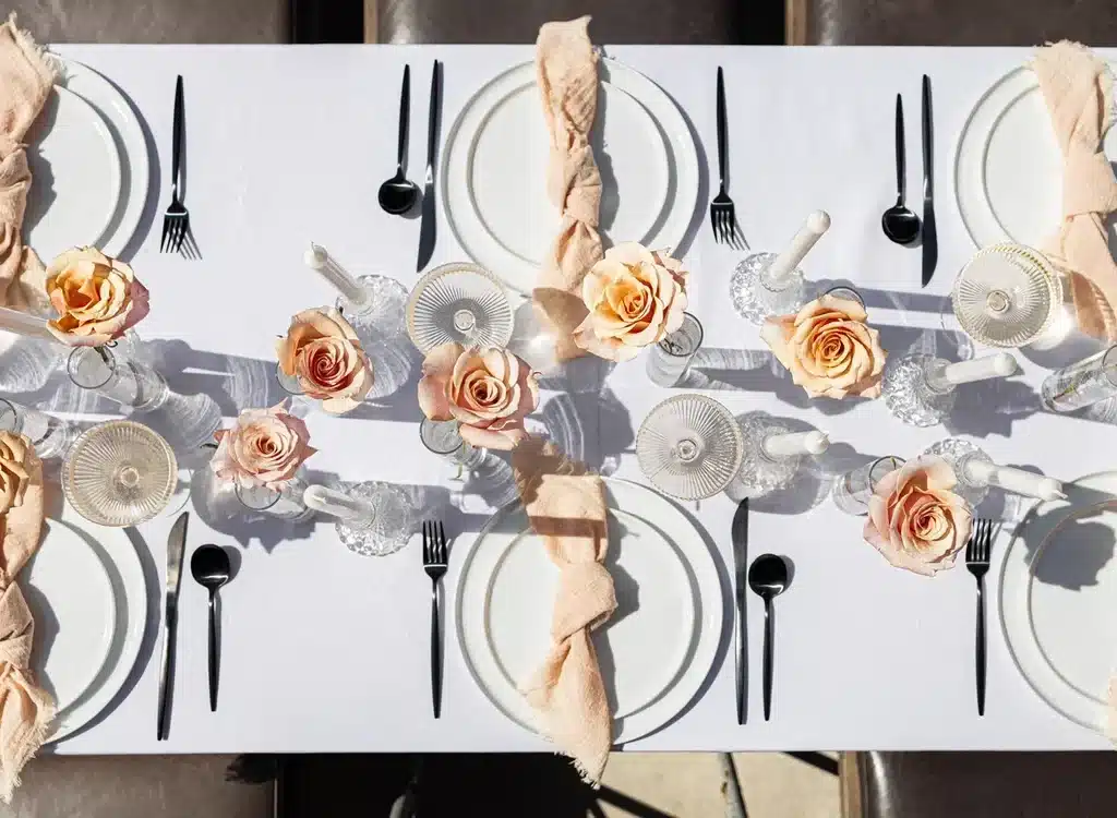 Cotton Linen Napkins Rustic Dinner rental Sacramento CA | Rent4.Party