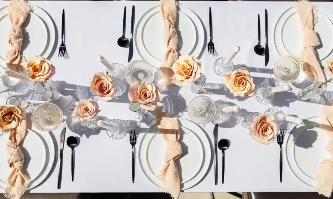 Cotton Linen Napkins Rustic Dinner rental Sacramento CA | Rent4.Party