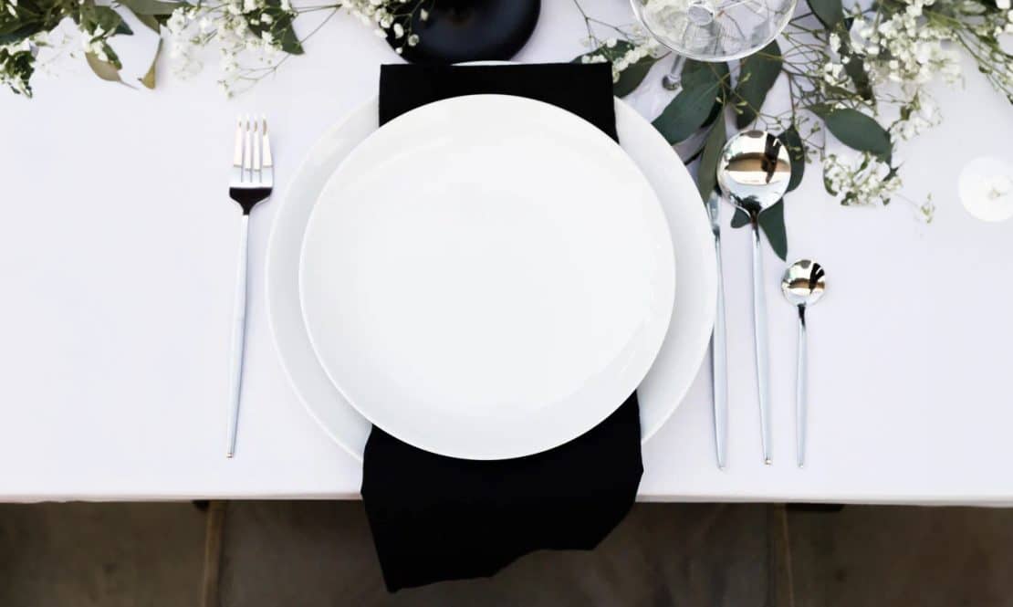 Elegant Black Napkins rental Sacramento CA | Rent4.Party