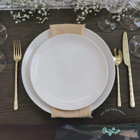 Cotton Linen Napkins Rustic Dinner rental Sacramento CA | Rent4.Party