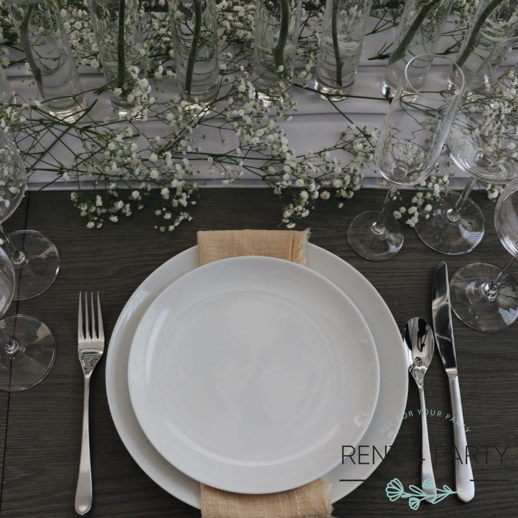 Cotton Linen Napkins Rustic Dinner rental Sacramento CA | Rent4.Party