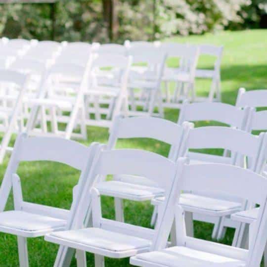 White chair rental Sacramento CA | Rent4.Party