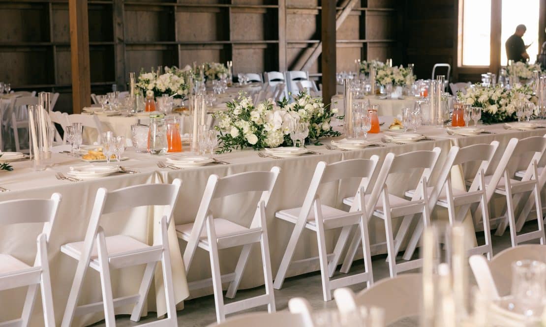 White chair rental Sacramento CA | Rent4.Party