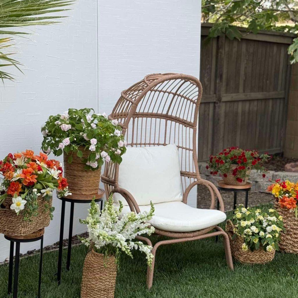 Wicker chair rental Sacramento CA | Rent4.Party
